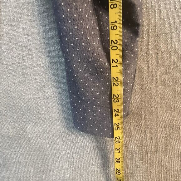 Tommy Hilfiger Linen Sport Coat Mens L42 Blazer Microdot Pattern 2 Button - Picture 10 of 11